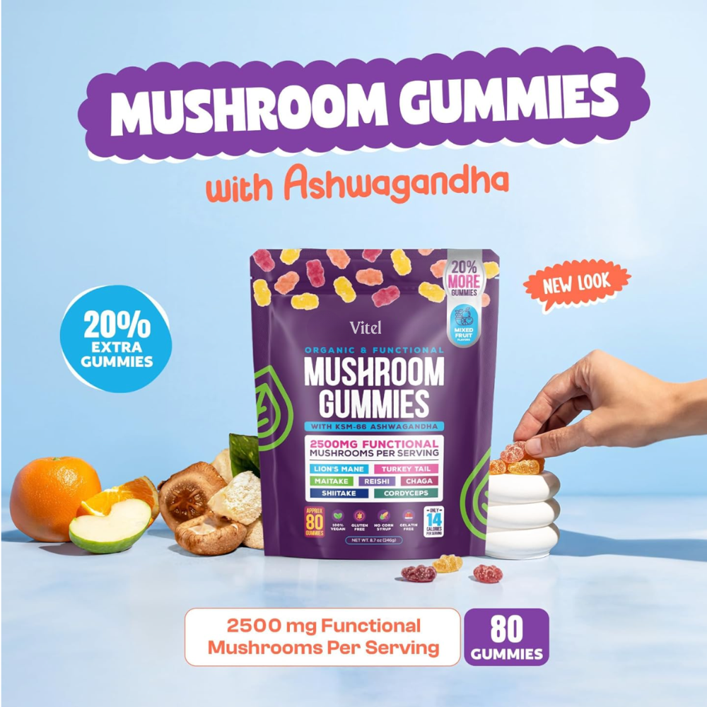 Mushroom Ashwagandha Gummies