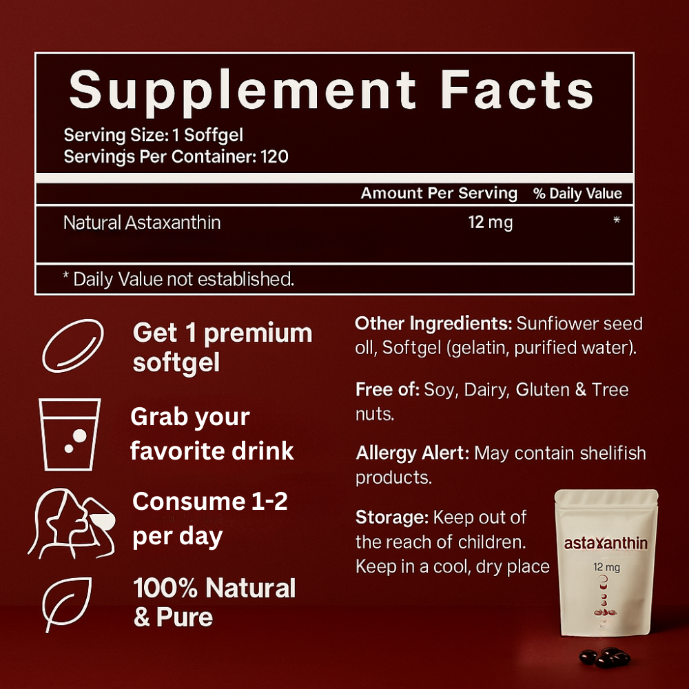 Vitel Astaxanthin Softgels