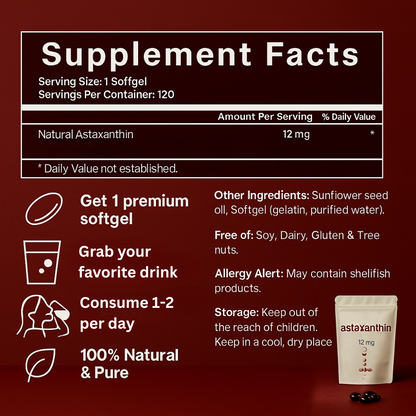 Vitel Astaxanthin Softgels