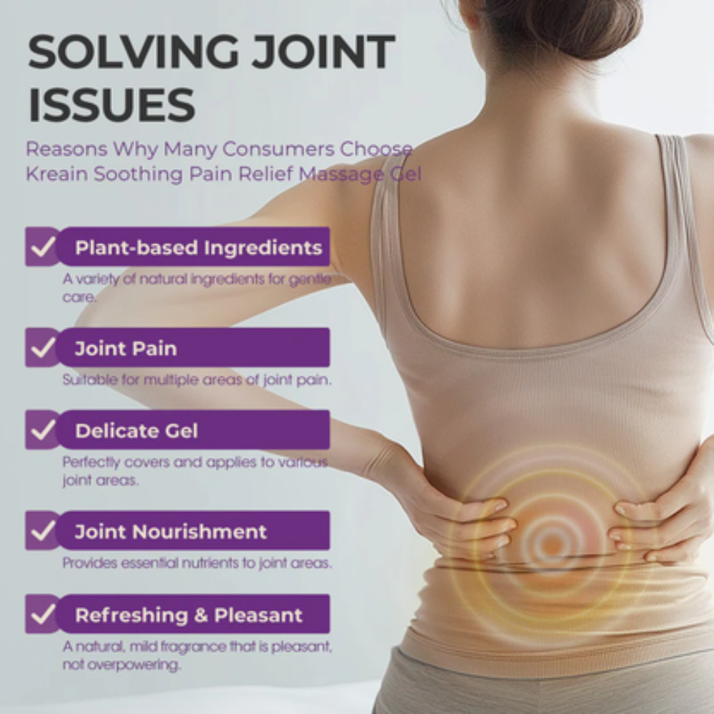 Soothing Pain Relief Massage Gel